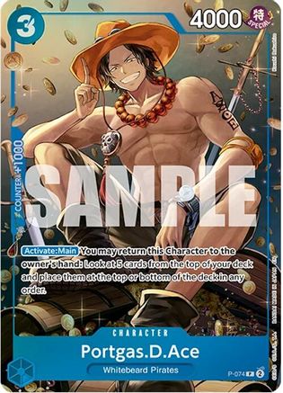 Portgas.D.Ace (Tin Pack Set Vol. 2) (P-074) - Promo