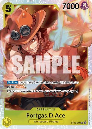 Portgas.D.Ace (011) (ST13-011) - Super Rare
