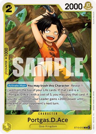 Portgas.D.Ace (010) (ST13-010) - Common