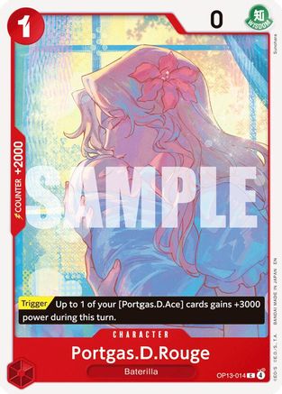 Portgas.D.Rouge (OP13-014) - Common