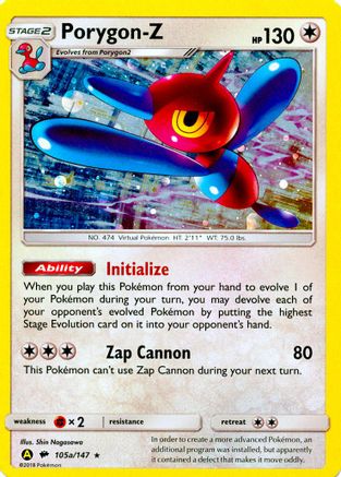 Porygon-Z - 105a/147/147 - Holofoil - Promo