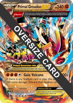 Primal Groudon EX - 86/160/160 - Holofoil - Promo