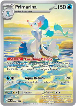 Primarina 088/084 - Holofoil - Illustration Rare