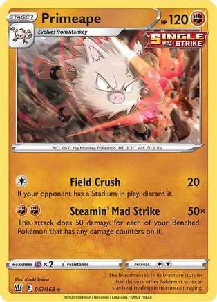 Primeape 067 - Rare