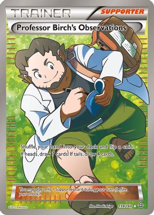 Professor Birch's Observations (159 Full Art) (159 Full Art) 159 - Holofoil - Ultra Rare