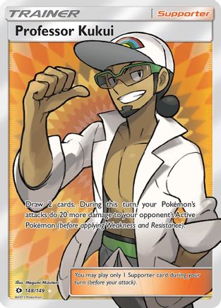 Professor Kukui (Full Art) 148 - Holofoil - Ultra Rare