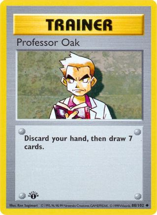 Professor Oak 088  - 1st Edition - Uncommon