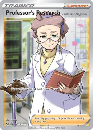 Professor's Research (Full Art) 201 - Holofoil - Ultra Rare