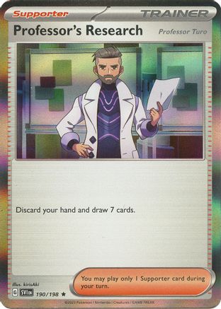 Professor's Research 190/198  - Holofoil - Rare