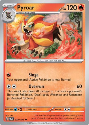 Pyroar 032/193 - Uncommon