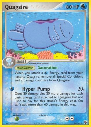 Quagsire - Reverse Holofoil - Rare