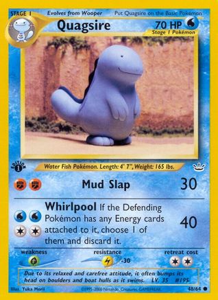 Quagsire 048 - 1st Edition - Common