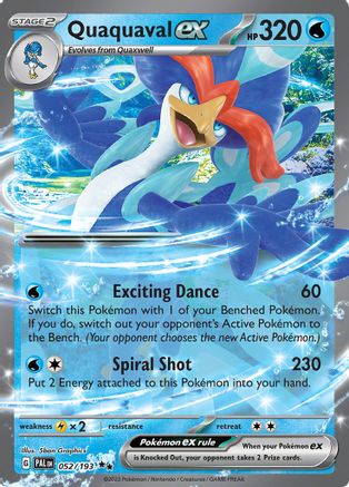 Quaquaval ex 052/193 - Holofoil - Double Rare