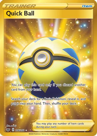 Quick Ball (Secret) 216 - Holofoil - Secret Rare