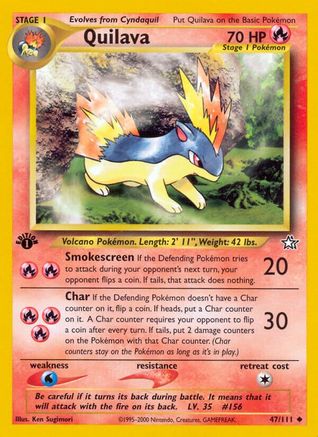Quilava (47) (47) 047 - 1st Edition - Uncommon