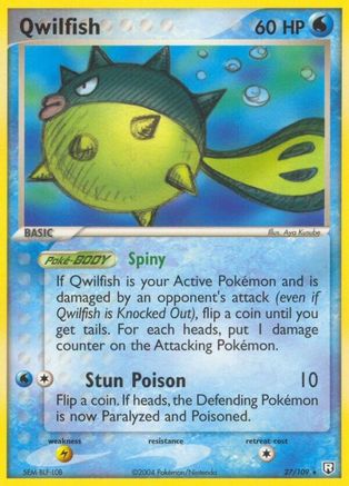 Qwilfish - Reverse Holofoil - Rare