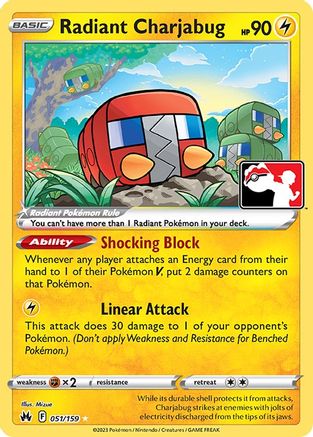 Radiant Charjabug - Holofoil - Radiant Rare