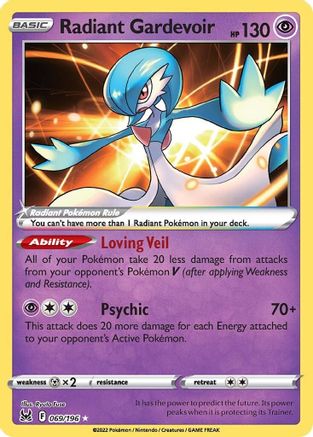 Radiant Gardevoir 069 - Holofoil - Radiant Rare
