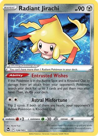 Radiant Jirachi 120 - Holofoil - Radiant Rare