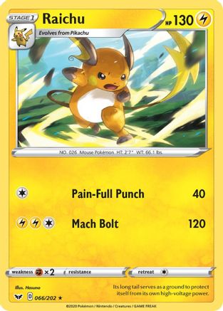 Raichu 066 - Rare