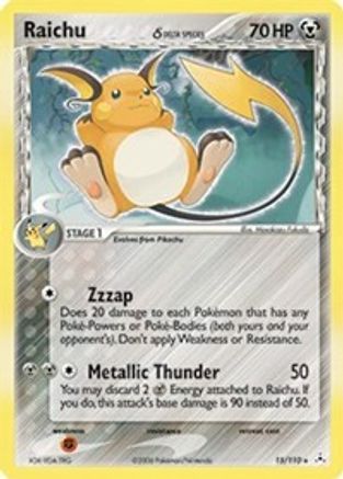 Raichu (Delta Species)/110 - Reverse Holofoil - Holo Rare