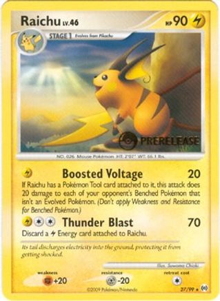 Raichu - 27/99 (Prerelease)/99 - Promo