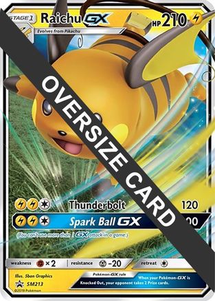 Raichu GX - SM213 - Holofoil - Promo