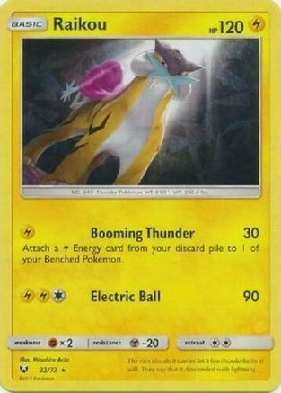 Raikou (Let's Play, Pikachu!) 032/73 - Holofoil - Holo Rare