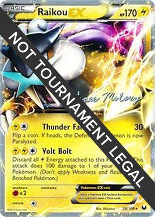 Raikou EX - 2012 (Chase Moloney) 038 - Ultra Rare