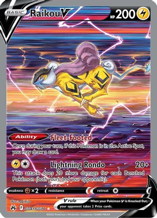Raikou V GG41 - Holofoil - Ultra Rare
