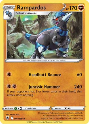 Rampardos 077 - Holofoil - Holo Rare