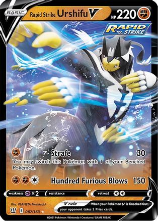 Rapid Strike Urshifu V 087 - Holofoil - Ultra Rare