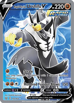 Rapid Strike Urshifu V (Full Art) 152 - Holofoil - Ultra Rare
