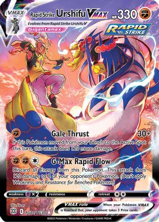 Rapid Strike Urshifu VMAX TG21 - Holofoil - Ultra Rare