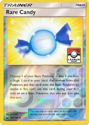 Rare Candy - 142/168 (League Cup)/168 - Reverse Holofoil - Promo