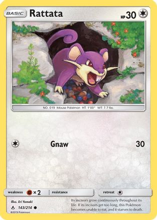 Rattata 143 - Common