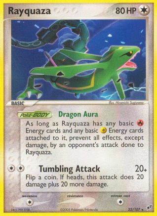 Rayquaza/107 - Reverse Holofoil - Rare