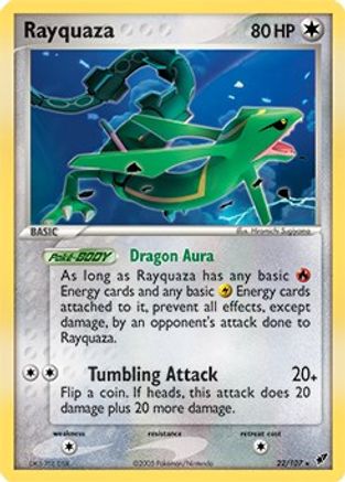 Rayquaza - 22/107/107 - Holofoil - Holo Rare