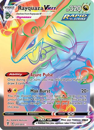 Rayquaza VMAX (Secret) 217 - Holofoil - Secret Rare