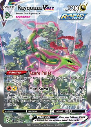 Rayquaza VMAX (Alternate Art Secret) 218 - Holofoil - Secret Rare