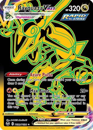 Rayquaza VMAX (Secret) TG29 - Holofoil - Secret Rare