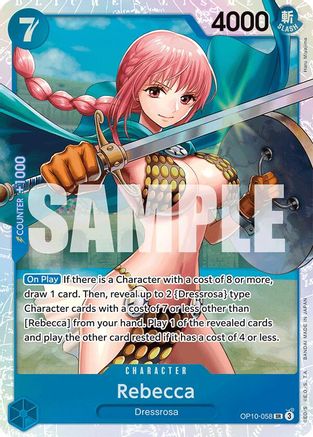 Rebecca (OP10-058) - Super Rare