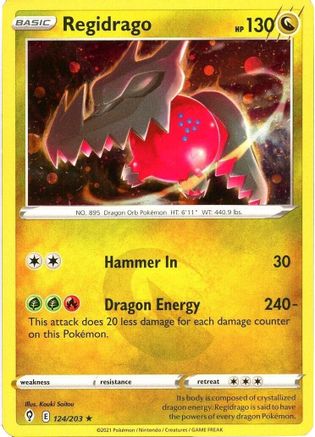 Regidrago (Cosmos Holo) 124/203 - Holofoil - Holo Rare