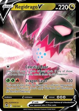 Regidrago V 135 - Holofoil - Ultra Rare