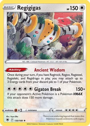 Regigigas 130 - Holofoil - Holo Rare