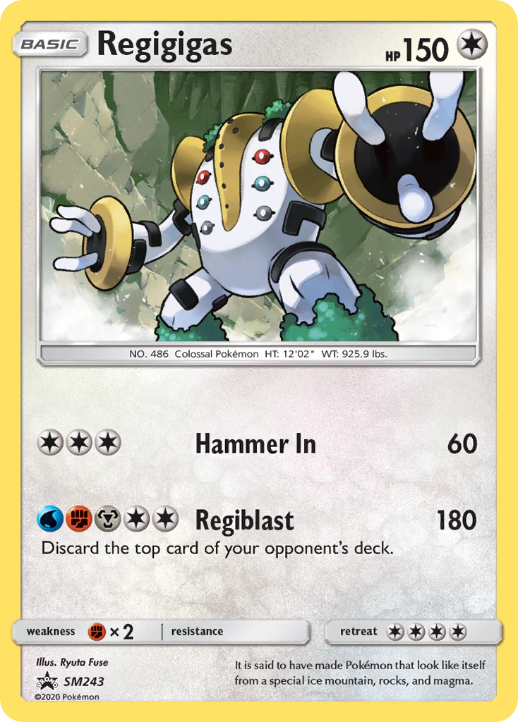 Regigigas SM243 - Holofoil - Promo