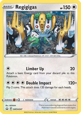 Regigigas (Cosmos Holo) SWSH247 - Holofoil - Promo