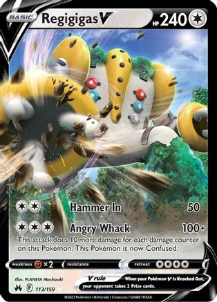 Regigigas V 113 - Holofoil - Ultra Rare