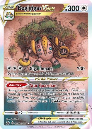 Regigigas VSTAR GG55 - Holofoil - Ultra Rare