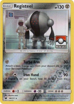 Registeel (Pokemon League) 068/111 - Reverse Holofoil - Promo